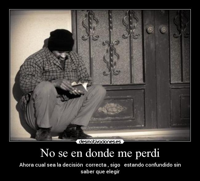 No se en donde me perdi - 
