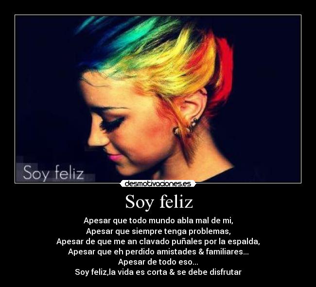 carteles soy feliz desmotivaciones