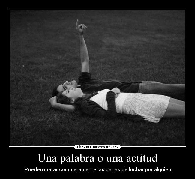 Una palabra o una actitud - 