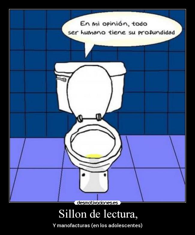 Sillon de lectura, - Y manofacturas (en los adolescentes)