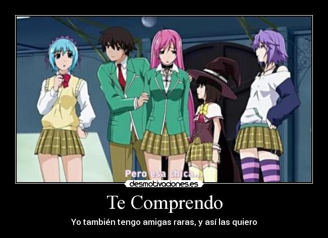 carteles rosario vampire desmotivaciones