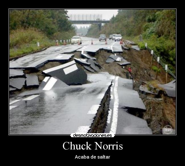 Chuck Norris - Acaba de saltar