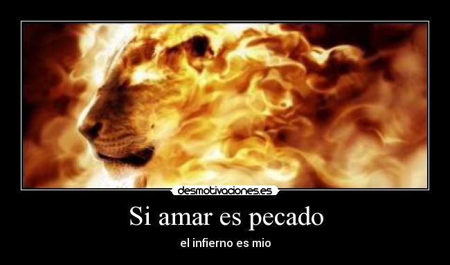 Si amar es pecado -