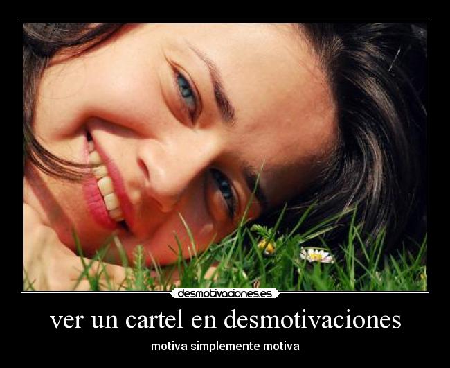 ver un cartel en desmotivaciones - 