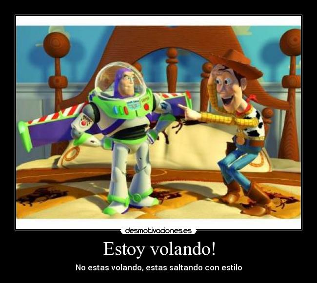 Estoy volando! - No estas volando, estas saltando con estilo