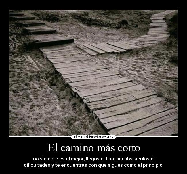 El camino más corto -