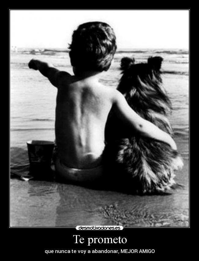 Te prometo - que nunca te voy a abandonar, MEJOR AMIGO
