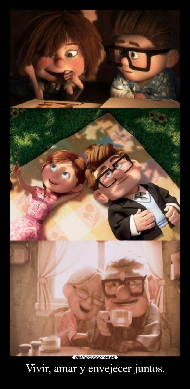 carteles vivir amar envejecer juntos desmotivaciones