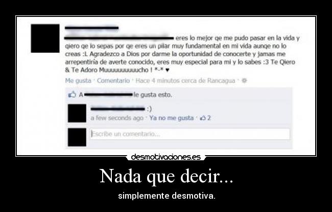 Nada que decir... - simplemente desmotiva.