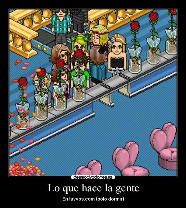 Lo que hace la gente - En lavvos.com (solo dormir)