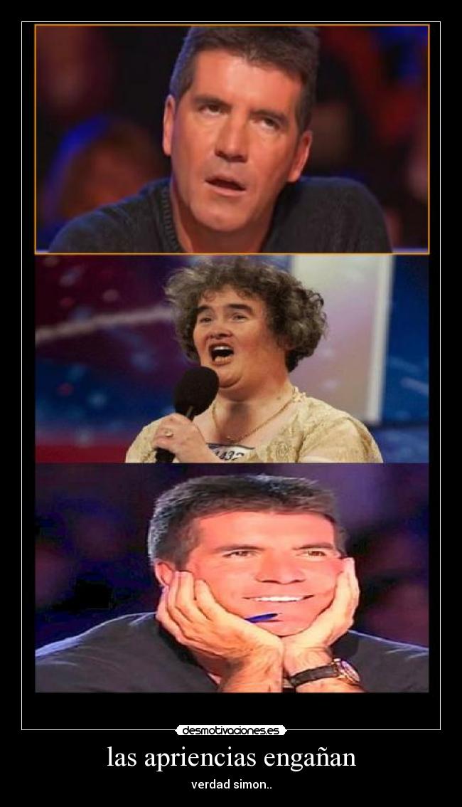 las apriencias engañan - verdad simon..
