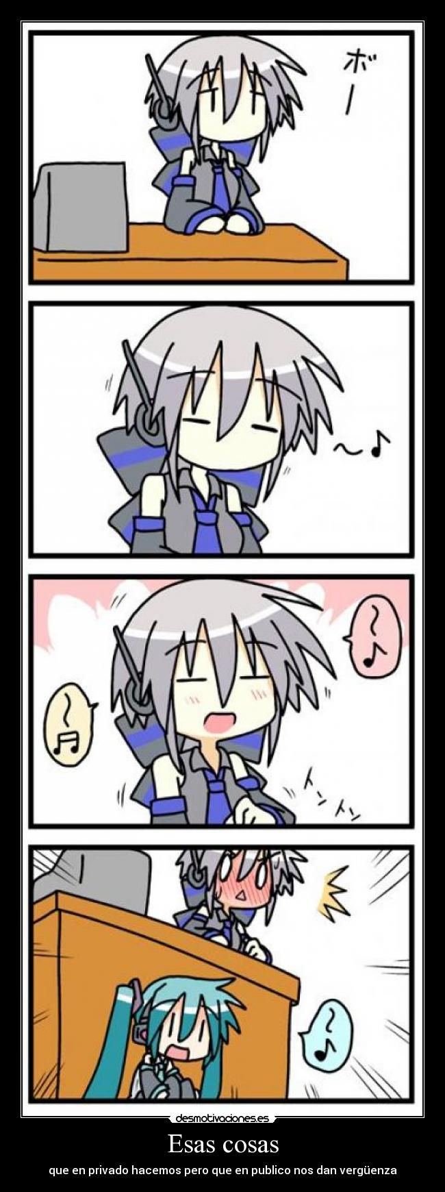 carteles vocaloid verguenza chibimiku que mona desmotivaciones