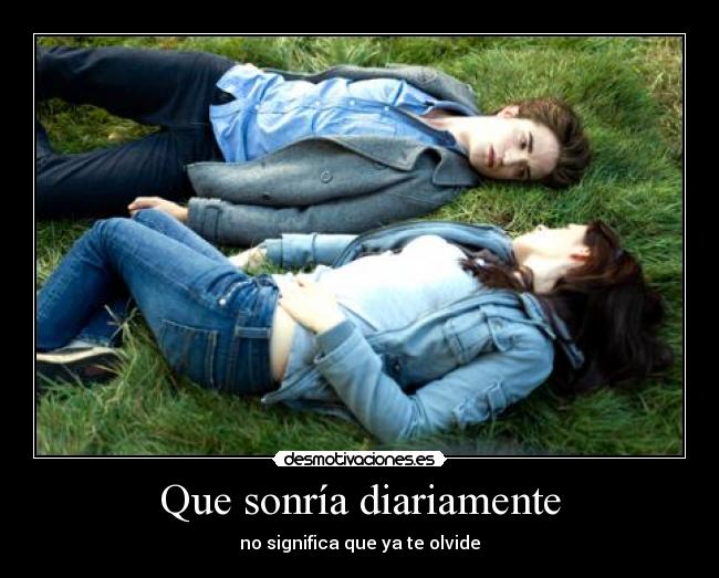 Que sonría diariamente -