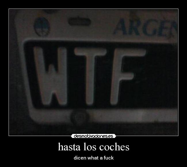 hasta los coches - 