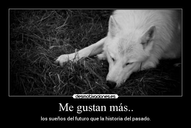 Me gustan más.. - los sueños del futuro que la historia del pasado.