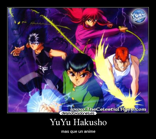 carteles yuyu hakusho desmotivaciones