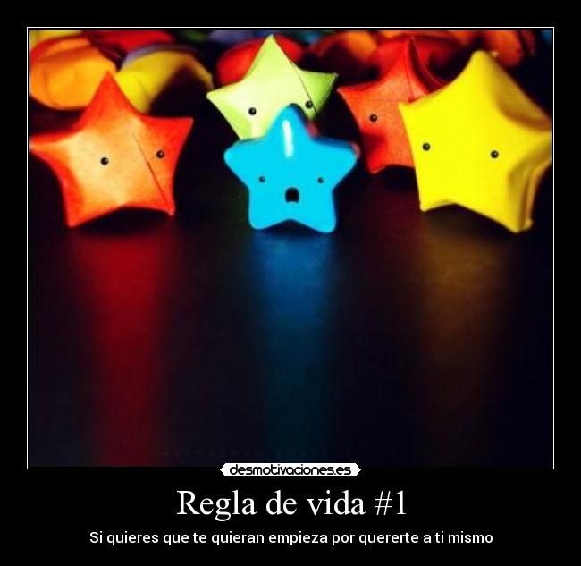 Regla de vida #1 -