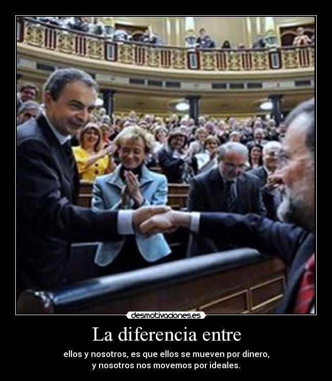 La diferencia entre - 