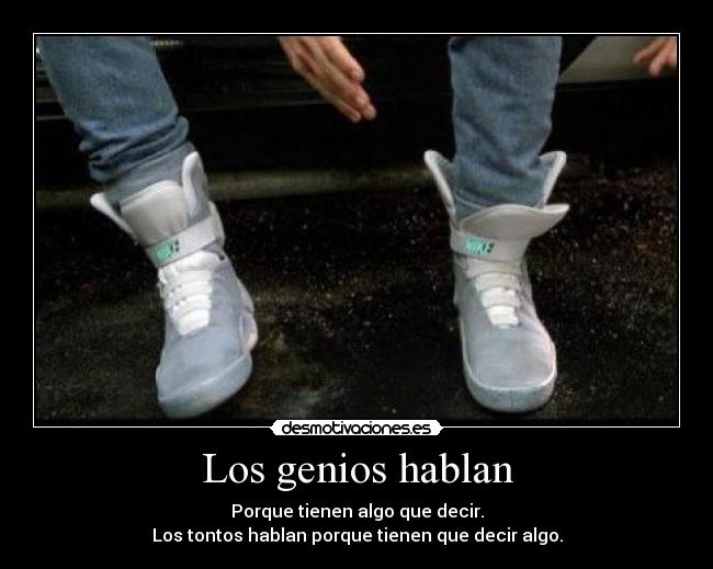 Los genios hablan -