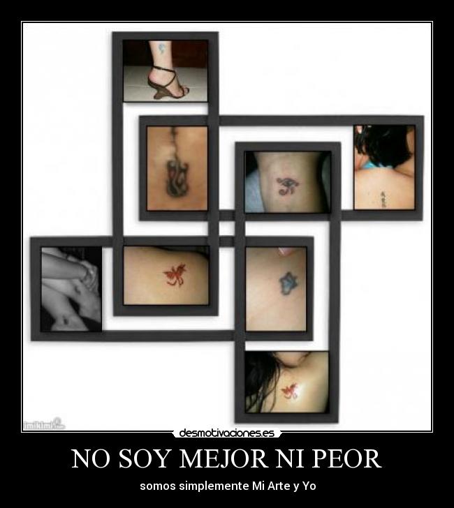NO SOY MEJOR NI PEOR - 