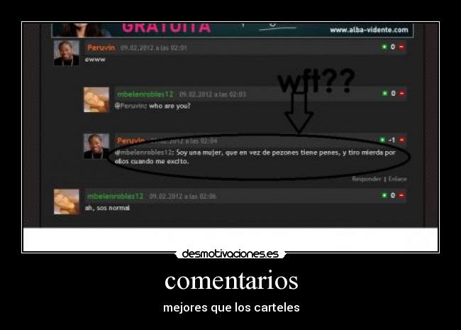 comentarios - mejores que los carteles