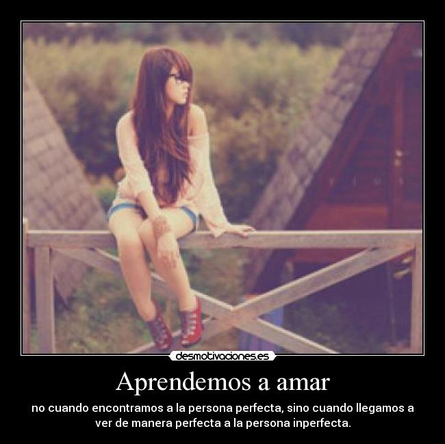 Aprendemos a amar -