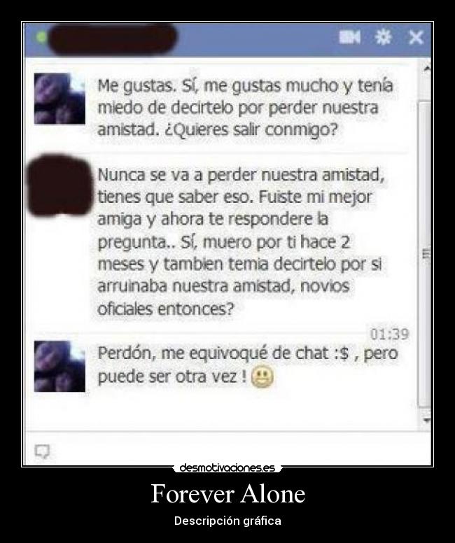 Forever Alone - Descripción gráfica