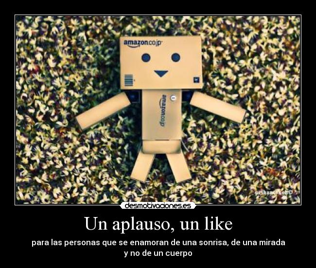 Un aplauso, un like -