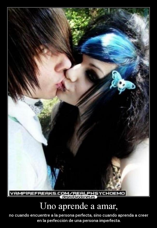 Uno aprende a amar, - 