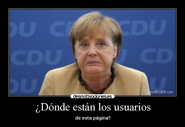 ¿Dónde están los usuarios -