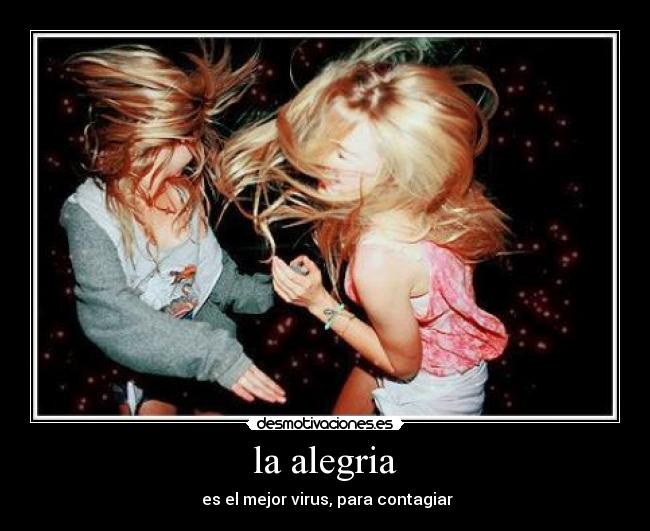 la alegria -