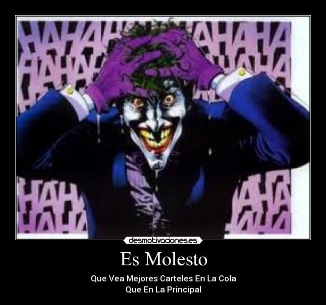 Es Molesto -