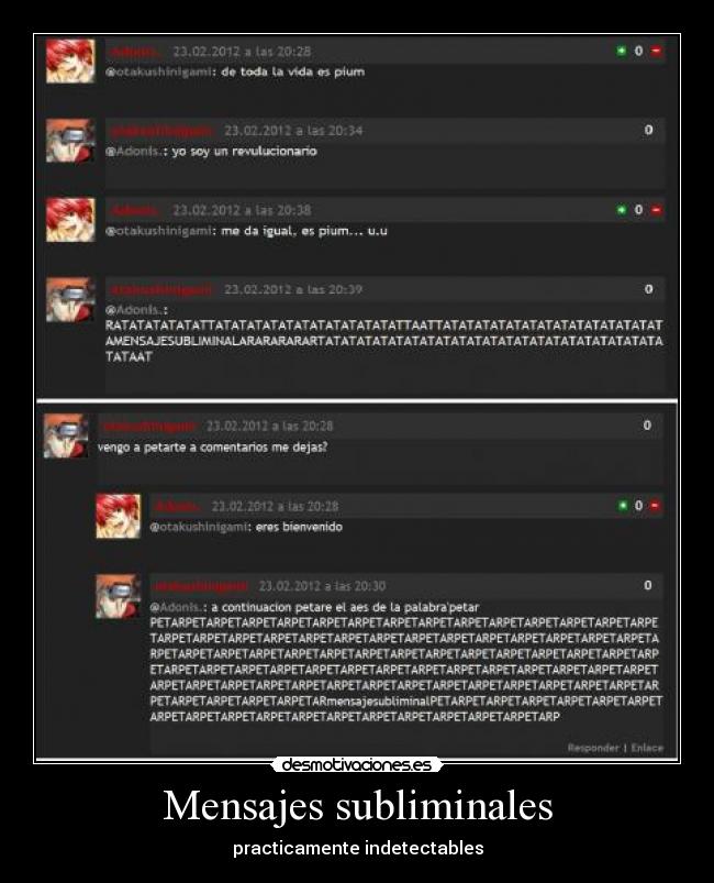 Mensajes subliminales -