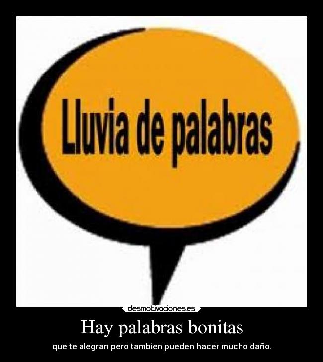 Hay palabras bonitas - 