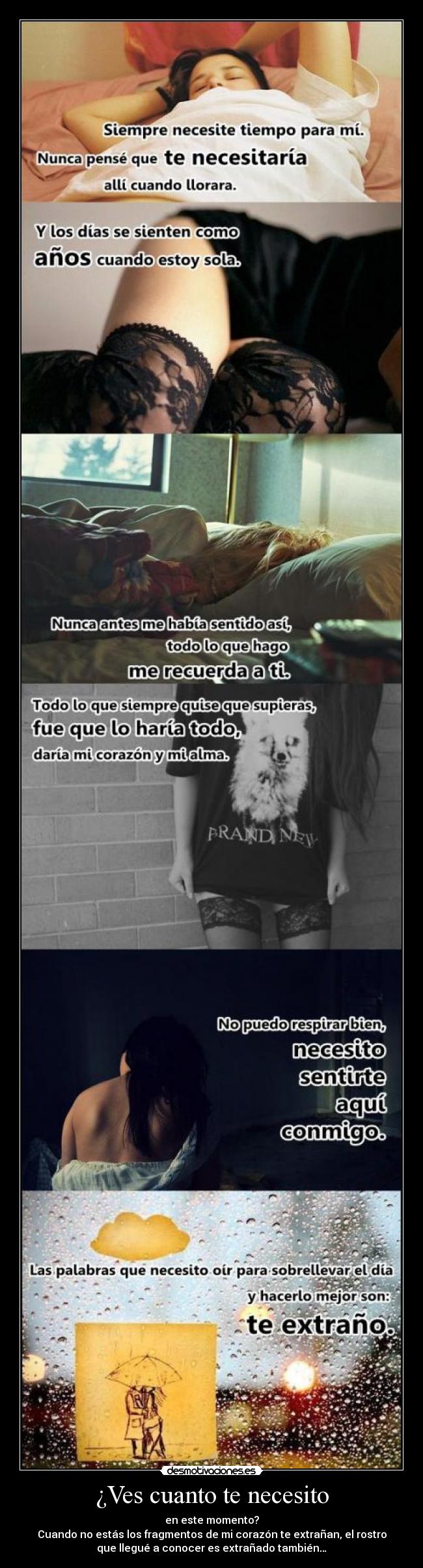 ¿Ves cuanto te necesito - 