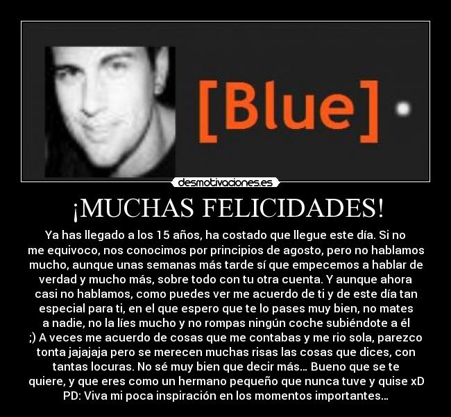 ¡MUCHAS FELICIDADES! - 