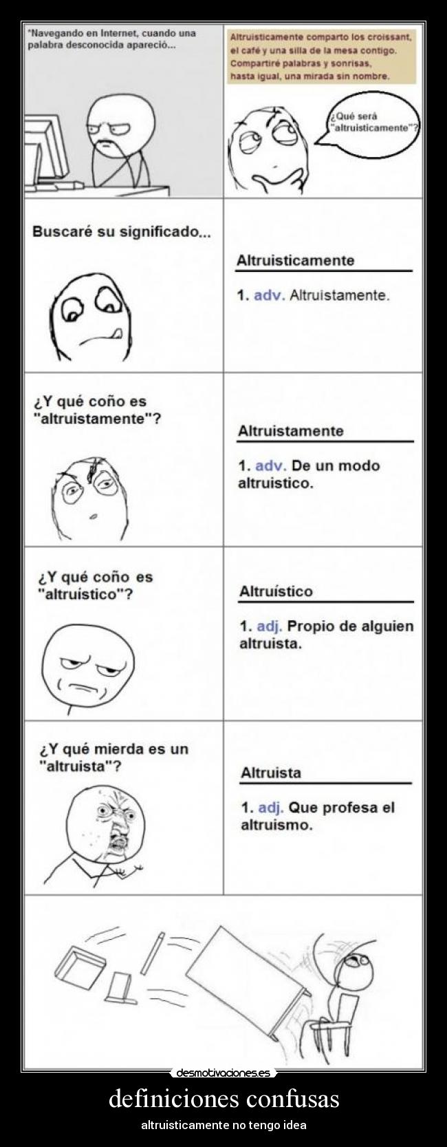 definiciones confusas -