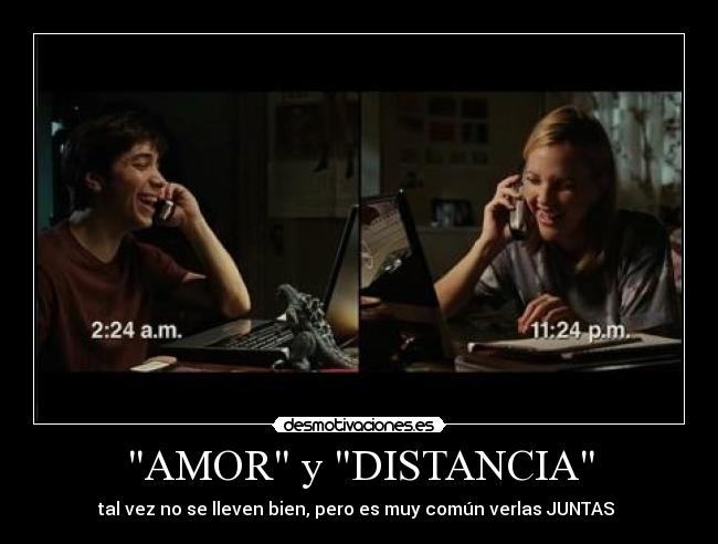 AMOR y DISTANCIA -