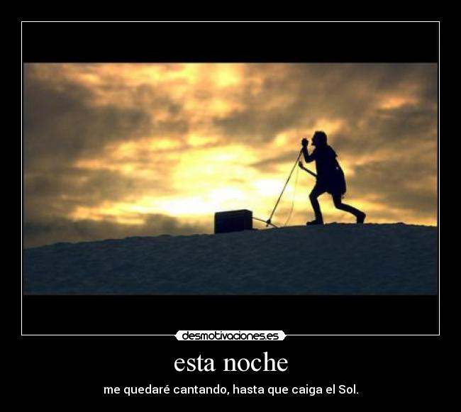 esta noche -