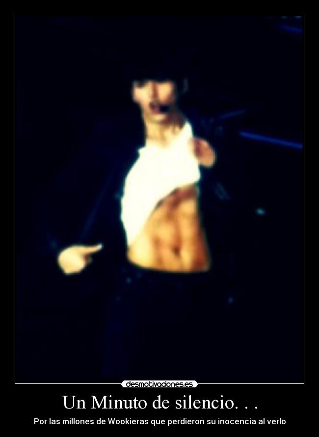 Un Minuto de silencio. . . -