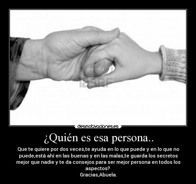 ¿Quién es esa persona.. -