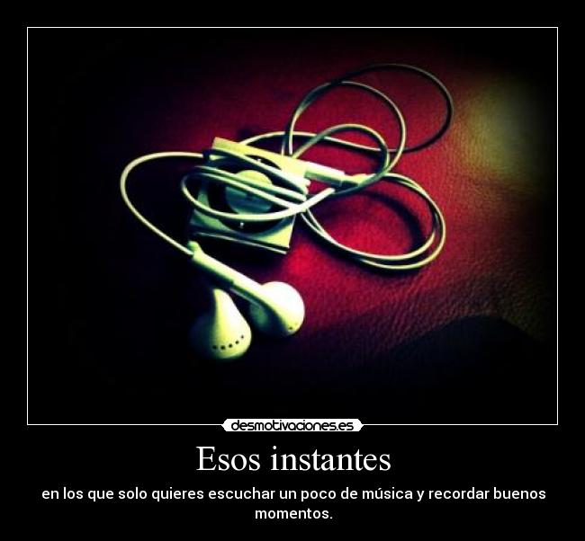 Esos instantes - 