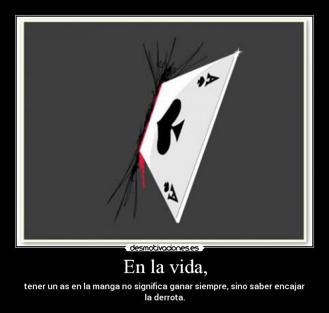 carteles vida vida manga ganar siempre encajar derrota desmotivaciones