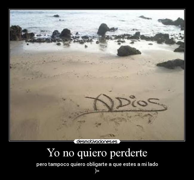 Yo no quiero perderte - 