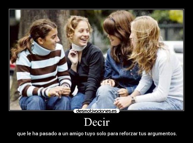 Decir -