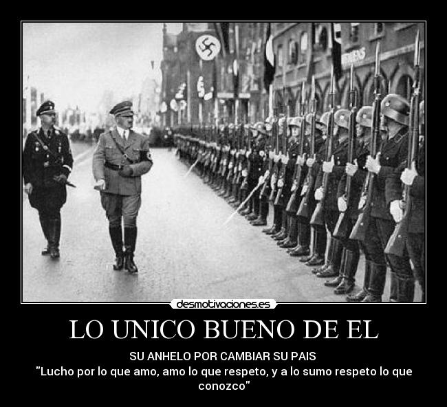 LO UNICO BUENO DE EL -