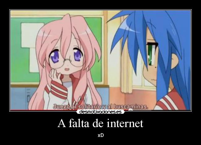 A falta de internet - 