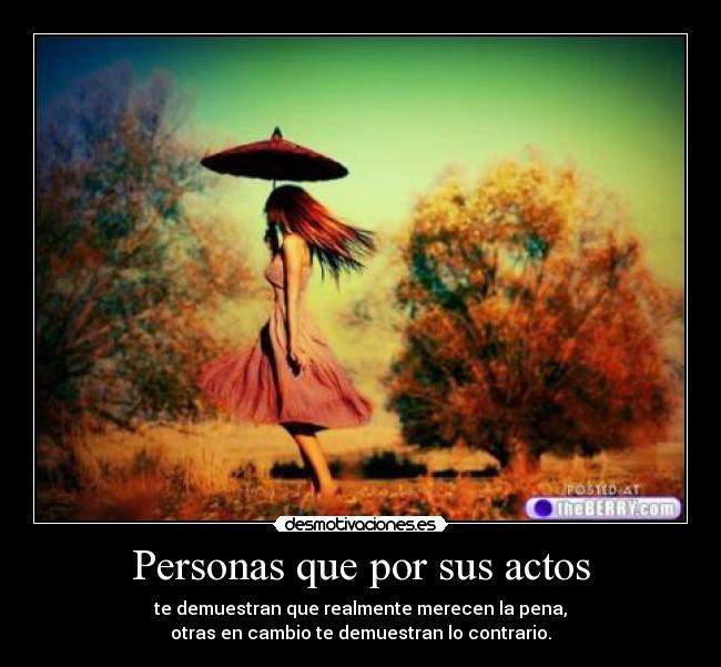 Personas que por sus actos - 