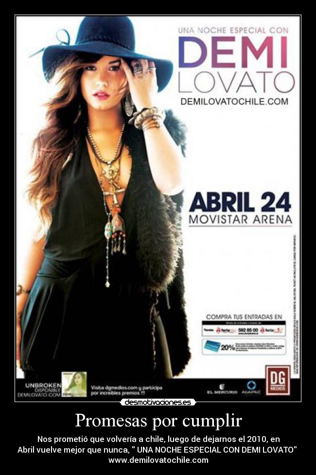 Promesas por cumplir - 