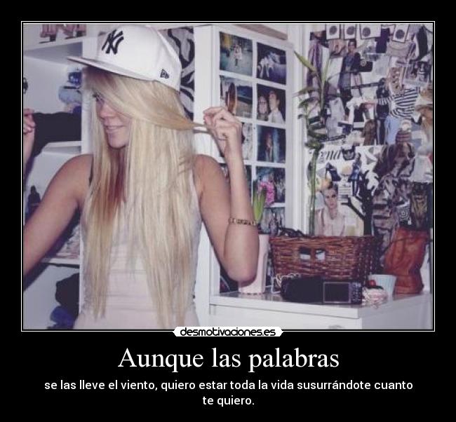Aunque las palabras - 